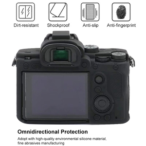 Venta al por mayor accesorios de la cámara para <span class=keywords><strong>Sony</strong></span> A7S III / <span class=keywords><strong>A7S3</strong></span> funda protectora de silicona suave (naranja) - Product Image 2