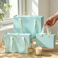 Coffret à bijoux de luxe avec logo personnalisé, tiroir coulissant, sac en papier, boîtes cadeaux recyclables pour l'emballage de bagues et de colliers