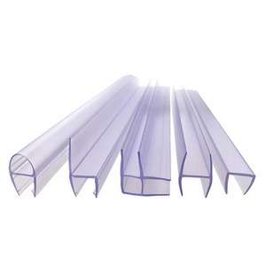 אטם דלת זכוכית מ-PVC מותאם אישית לחדרי מקלחת, בעל תכונות אטימות לאבק, חרקים, רעש ונגד התנגשויות - Product Image 4