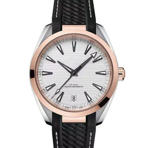 Reloj de Pulsera de Alta Calidad con Cronógrafo Automático, Caja de Acero Inoxidable, Esfera de Cristal, Correa de Goma, Resistente al Agua 30m - Product Image 1