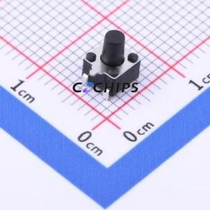 TS-1091C-A6B3-D2 Tactile Switch SMD Switch Single Pole Single Throw Round Button 2.5N Horizontal Mount - Product Image 1