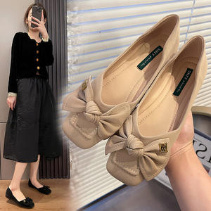 Chaussures plates d'été pour femmes 3688-32, grandes tailles 41-45, semelle souple, fermeture à enfiler, chaussures à surface souple pour pieds larges - Product Image 3