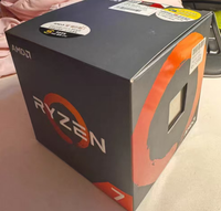 Pour processeur AMD Ryzen 7 2700X neuf en boîte et d'occasion, optionnel, 8C16T AM4, processeur de bureau overclockable, version en boîte neuve avec refroidisseur d'origine