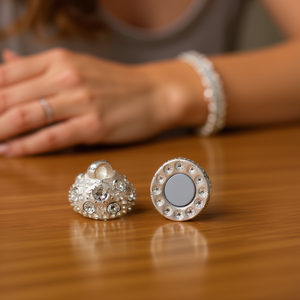 Chiusura Magnetica Ilan 8mm per Bracciale con Strass - Product Image 2