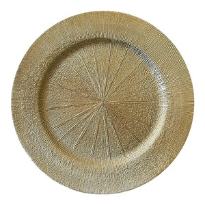 Assiettes de présentation rondes en plastique vintage durables de 13 pouces, argent et rose, pour mariages et tables de luxe - Product Image 5