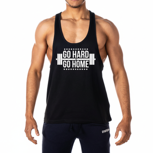 Camiseta de algodón en blanco personalizada para hombre, camiseta sin mangas para gimnasio, 2024, ropa activa de alta calidad con dobladillo festoneado, camisetas sin mangas para hombre - Product Image 1