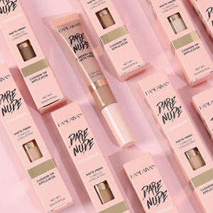 Corrector líquido mate natural impecable esculpido, crema de base de fácil uso para cubrir los poros, brillo, control de aceite, Cosméticos de maquillaje - Product Image 6