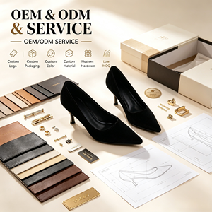 <span class=keywords><strong>Scarpe</strong></span> <span class=keywords><strong>con</strong></span> <span class=keywords><strong>Tacco</strong></span> a Punta in Camoscio Personalizzate per Donne, <span class=keywords><strong>Scarpe</strong></span> Eleganti <span class=keywords><strong>con</strong></span> <span class=keywords><strong>Tacco</strong></span> Sottile, Logo Personalizzato, Tacchi Formali da Ufficio per Signore - Product Image 2