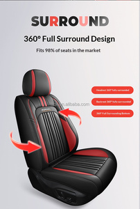 Fundas de Asiento de Coche de Cuero Nappa Resistentes a los Arañazos, Aptas <span class=keywords><strong>para</strong></span> Mercedes Clase C, BMW X3, <span class=keywords><strong>Kia</strong></span> <span class=keywords><strong>Sportage</strong></span>, Accesorios <span class=keywords><strong>para</strong></span> Coches Familiares - Product Image 4