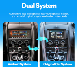 Para <span class=keywords><strong>Jaguar</strong></span> 2012-2020 <span class=keywords><strong>Android</strong></span> 12 Radio de coche Auto estéreo navegación GPS reproductor de vídeo Multimedia inalámbrico Carplay 4G LTE unidad - Product Image 3