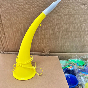 Vuvuzela pas cher Allemagne avec drapeau national, couleurs orange, blanc, <span class=keywords><strong>vert</strong></span>, en plastique, pour supporters de football, trompette de cheering, jouet - Product Image 5