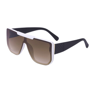 Nuevas Gafas de Sol para Mujer C6, Montura Doble Gris de PC, Protección UV400, Montura Grande Moderna, Gafas de Moda - Product Image 4