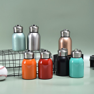 Nuevo Estilo Little Fatty, Termo de Acero Inoxidable 304, Taza Portátil de Gran Capacidad, Mini Taza de Bolsillo para Exteriores, Diseño Moderno y Simple - Product Image 3