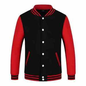 Chaqueta de béisbol de algodón Premium para hombre, uniforme deportivo universitario bordado personalizado, chaqueta de Otoño de punto con impresión Digital - Product Image 4
