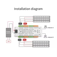 Kit de Iluminación para Escaleras con Sensor de Movimiento, Lámpara de Pared Moderna para Interiores, para Sala de Estar, Dormitorio, Pasillo, con Luz Lateral LED