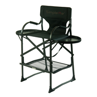 Chaise de maquillage professionnelle Onwaysports, chaise de réalisateur pliable haute pour maquilleur
