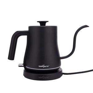 Hervidor de agua eléctrico de cuello de cisne de acero inoxidable para verter sobre o té - Product Image 1