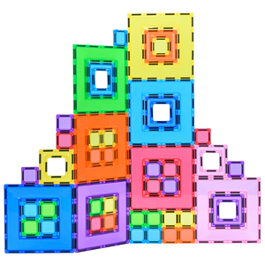 <span class=keywords><strong>Bloques</strong></span> de Construcción Magnéticos Magplayer <span class=keywords><strong>para</strong></span> Niños, <span class=keywords><strong>Bloques</strong></span> Magnéticos con Imanes Fuertes, <span class=keywords><strong>Bloques</strong></span> Magnéticos Coloridos <span class=keywords><strong>para</strong></span> el Aprendizaje Educativo - Product Image 1