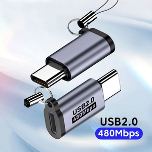Micro USB a tipo C adattatore Mini USB a USB C 480Mbps veloce connettore di ricarica dati USBC all'adattatore per iphone <span class=keywords><strong>Android</strong></span> - Product Image 2