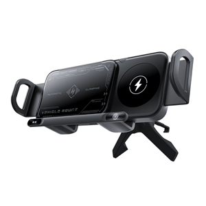 <span class=keywords><strong>Support</strong></span> de <span class=keywords><strong>chargeur</strong></span> de voiture sans fil multifonctionnel à 360 rotation Écran pliable Chargement rapide pour <span class=keywords><strong>Samsung</strong></span> Galaxy Z Fold Ultra Phone Holder - Product Image 1