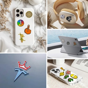 Placa Metálica Personalizada de 3m con Diseño de Anime y Dibujos Animados, Adhesivos Metálicos Bonitos y Personalizados para Teléfono - Product Image 2