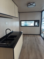 Capsule spatiale préfabriquée pour la maison et l'appartement Cabine Apple portable pour maisons et bureaux Maisons préfabriquées modulaires