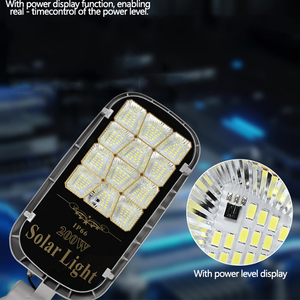 Lampe solaire LED de rue 200W avec capteur solaire, qualité d'usine, éclairage extérieur pour usage domestique - Product Image 4