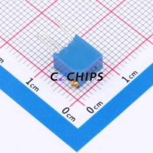 3266X-202-LF Adjustable Resistor / <b>Potentiometer</b> Through hole Component (THT)-3P,6.8x4.7mm Resistor 2kOhm 10% 500mW 250ppm/ - Product Image 2