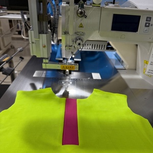 <span class=keywords><strong>Machine</strong></span> <span class=keywords><strong>à</strong></span> <span class=keywords><strong>coudre</strong></span> industrielle informatisée automatique JK-A02AF pour la découpe et la couture de la patte avant des polos - Product Image 5