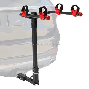 Tootuff xe đạp tàu sân bay 2-Bike Hitch gắn rack (2-inch Receiver), màu đen