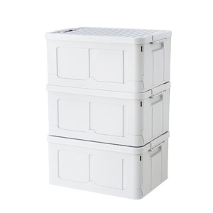 Caja de Almacenamiento de Ropa Plegable de Color Liso Clásico, Caja de Almacenamiento Rectangular Extra Grande Multifuncional con Compartimento Trasero - Product Image 1