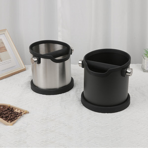 Contenedor de Posos de Acero Inoxidable con Diseño Compacto, Antideslizante, para Baristas, Limpieza Rápida, Ecológico, Duradero y Portátil - Product Image 4