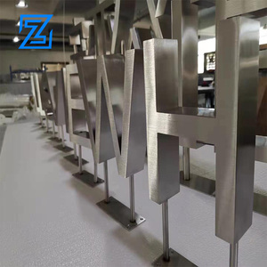 Lettere in Metallo Retroilluminate a LED, Insegne 3D Dorate, Piccole Lettere Alfabetiche per Pubblicità e Loghi Aziendali con Strisce LED - Product Image 2