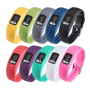 Montre intelligente Bandes Silicone Bracelet De Remplacement Pour Garmin <span class=keywords><strong>Vivofit</strong></span> 4 Bracelet - Product Image 1