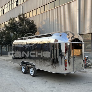 Europe Certificate Mobile Hamburger Pizza Drink Vending Trailer Stainless Steel Food Truck - Product Image 5