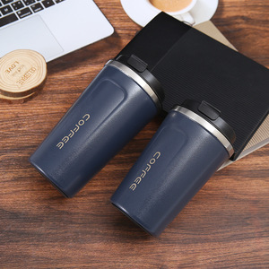 304 Stainless Steel Second Gen Coffee Cup Portable Office <b>Tea</b> Mug Vacuum Insulated <b>Thermos</b> Business Gift Advertising Cup - Product Image 5