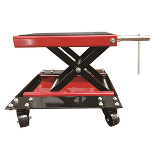 EW Pneumatic Carbon Steel Motorrad ATV Scheren heber Jack <span class=keywords><strong>Dolly</strong></span> 500kg Kapazität Center Hoist Stand Wide Deck Tool Tray Rampen - Product Image 1