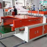 Machine de fabrication de sacs de courses en plastique à double couche biodégradables automatiques DAWNTech DA-1 à moteur servo 100-300 pièces/min 2.2KW
