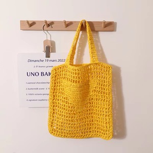 Borsa a <span class=keywords><strong>Tracolla</strong></span> da Donna di Lusso in Paglia Intrecciata a Mano, Borsa da Spiaggia e per la Spesa in Rafia - Product Image 4