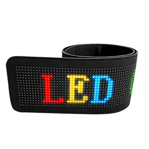 Luces LED Flexible RGB LED Soft Panel APP Programable LED Tablero de mensajes en movimiento Diseño de publicidad LED Ticker LED Flex Display