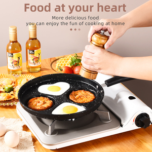 Poêle à frire antiadhésive à quatre trous Yuedisi, bon marché, pour le petit-<span class=keywords><strong>d</strong></span>éjeuner, les crêpes, les omelettes, la cuisson, poêle à frire antiadhésive - Product Image 5