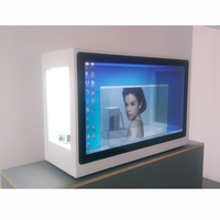 Vitrina de Exhibición LCD Transparente con Sistema Android, Reproducción en Bucle, para Promoción de Marca y Ferias Comerciales