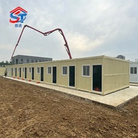 Chambre d'hébergement pour étudiants, dortoir, logement temporaire, bureau pliable, hôtel conteneur pliable 20ft 40ft, salon