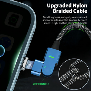 Câble de données magnétique rotatif 100W, câble de charge PD, adapté aux téléphones <span class=keywords><strong>Huawei</strong></span> et Apple, câble de données pour ordinateur, multi-usages, haut de gamme - Product Image 4