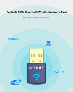 Adaptador WiFi <span class=keywords><strong>USB</strong></span> Mini 4.0 con Chip y <span class=keywords><strong>Antena</strong></span> Externa de 150Mbps, Disponible <span class=keywords><strong>para</strong></span> <span class=keywords><strong>PC</strong></span>, Escritorio y Portátil - Product Image 6