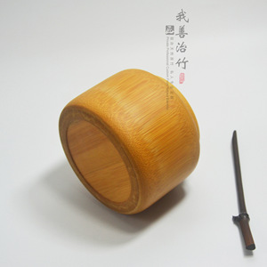 Bamboo Tea <b>Caddy</b> With Lid 150Ml For Tea Storage And Serving - Product Image 4