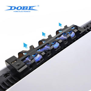 DOBE para P5 Consola Ventilador de refrigeración Consola de <span class=keywords><strong>juegos</strong></span> Enfriador Control de temperatura inteligente <span class=keywords><strong>3</strong></span> Ventiladores Sistema Estación Plays 5 - Product Image 5