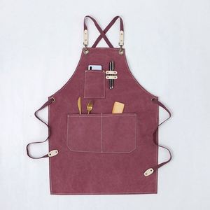 Delantal de Algodón con Estampado Floral para Artistas, Restaurantes, Bares, Ropa de Trabajo para Chefs, Peluqueros, Estilistas, Floristerías - Venta Internacional - Product Image 4