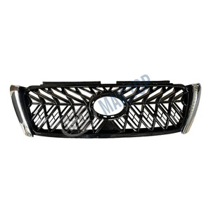 Grille noire brillante TRD, compatible avec Toyota Prado 2014-2017. - Product Image 4