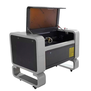 Machine de gravure laser <span class=keywords><strong>CO2</strong></span> CNC populaire 4060 6040 50W-100W pour le bois et le contreplaqué avec composants de moteur essentiels - Product Image 2